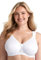 Miss Mary Smooth Lacy Reggiseno t-Shirt con Ferretto Sostenitivo con Coppa formata 4D White
