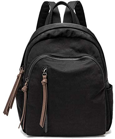 FANDARE Damen Rucksack Casual Daypack Mädchen Rucksäcke Schultasche Licht Wasserdicht Backpack für Reise Einkaufen Schule Pendeln Schwarz