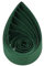 ODETOJOY Quilling Papierstreifen 3mm Dunkelgrün - Set für Papier Quilling Handwerk, 54cm Länge