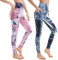 AMYTIS 2 Pack Sport Leggings Damen High Waist Yogahose mit Taschen Lang Sporthose Blickdicht Leggins Fitness Bunt Sportleggins,2XL lila schwarz