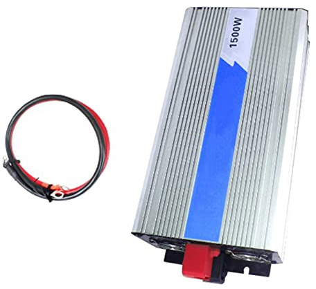 DOZPAL Convertisseur de Tension 600W/ 800W/1000W/1200W/1500W/2000W/2500W/3000W transformateur Pur Sinus 12v 220v Voiture onduleur pour Les Voyages en Plein air à l'aide,2500W