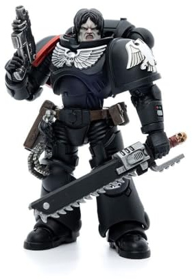 JoyToy Warhammer 40k Figurine 1/18 Raven Guard Intercessors Brother Colvane 12 cm