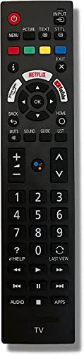 Ersatz Fernbedienung für Panasonic TV Fernseher TX-40JXF887 | TX-40JXN888 | TX-40JXT886 | TX-40JXW834 | TX-40JXW834Z | TX-40JXW854Z | TX-40JXX889