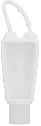 Leere Reiseflaschen-Händedesinfektionsmittelhalter mit Silikonhülle, auslaufsicher, nachfüllbare Reisebehälter, Flüssigseife, Lotion, leere Kette