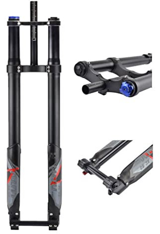 WAMBAS MTB Air Inverted Fork 26/27,5/29 Zoll Mountainbike Federgabel Federweg 220 mm Zugstufeneinstellung Manuelle Sperre Steckachse 20 * 110 mm Doppelschulter