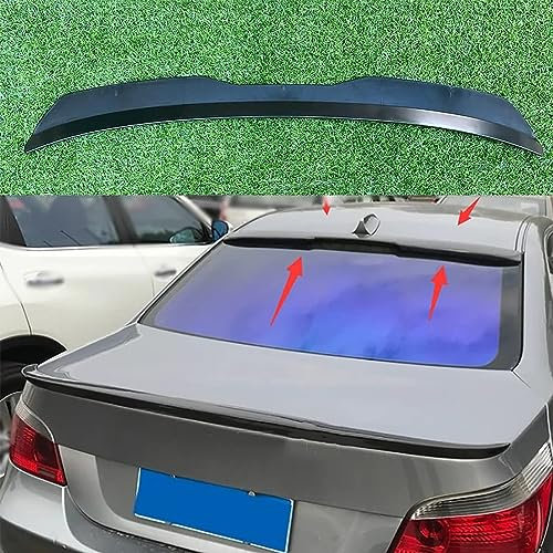 DANETI Heckspoiler für BMW E60 520i 528i 535i 530i 525i, Kofferraumspoiler ABS Auto Heckspoiler Spoiler Universal Heckscheibenspoiler,UnpaintedA