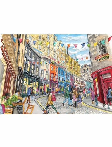 Gibsons | Edinburgh 2 x 500 Piece Jigsaw Puzzle Set | Multi