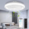 Dibaful Ventilateur de plafond LED 70W avec éclairage Plafonnier avec éclairage - Télécommande, application, 6 vitesses, variateur, minuteur, pour chambre, salon, salle à manger, Ø 47cm
