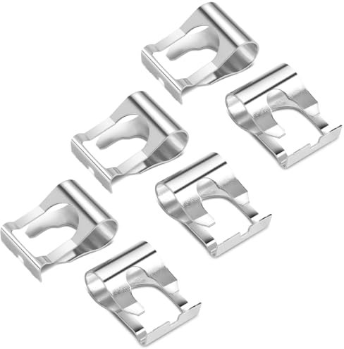 JEYORZY 6 Stück Scheibenwischer Gestänge Reparatur Klammer scheibenwischer nachschneider scheibenwischergestänge Clip, für Auto Repair Clamp Zubehör
