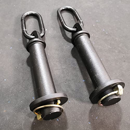 Power Cage Squat Rack Aufsatz für Zuhause Fitnessstudio passend für 7,6 x 7,6 cm Rohr Power Cage mit 2,5 cm Loch, unverzichtbares Fitness-Zubehör