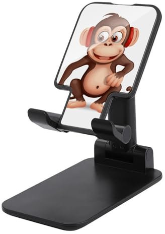 GHENBLT Naughty Monkey Handyständer, verstellbarer Handyständer, Handyständer, Handy-Ständer für Schreibtisch, iPhone-Ständer, Handyhalterung, Handy-Ständer, Büro, Einheitsgröße