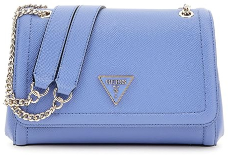 GUESS Noelle Covertible Xbody Flap Bag Stormy Blue