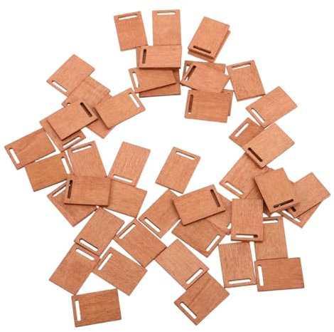 Hemobllo Set Di Taglieri in Miniatura Da 50 Pezzi Taglieri in Legno in Miniatura Per Decorare La Cucina Della Casa Delle Bambole