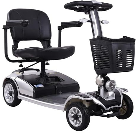 Scooter Eléctrico para Movilidad Reducida - Estrecho y Compacto - con Luces