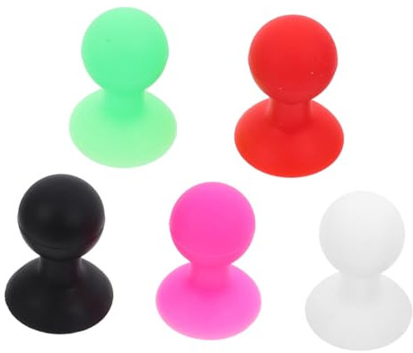 Operitacx 5 Piezas Soporte de Teléfono Móvil Silicona Octopus Soporte de Succión para Escritorio Compatible con Smartphones Color Aleatorio
