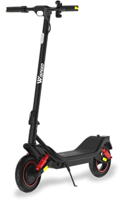 Wispeed - Airo V10 - Trottinette Électrique Adulte 10’’ - Autonomie 40 km - Moteur 400W Max 700W - Vitesse 25 km/h - Frein à Disque - Écran LED - IP65 - Clignotants - Double Suspensions