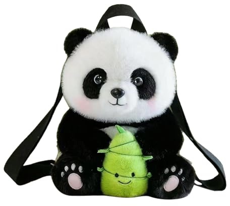 rockible Panda Rucksack für Mädchen, Ideal für Parks, Reisen, Shopping – Perfekte Geburtstagsgeschenk!