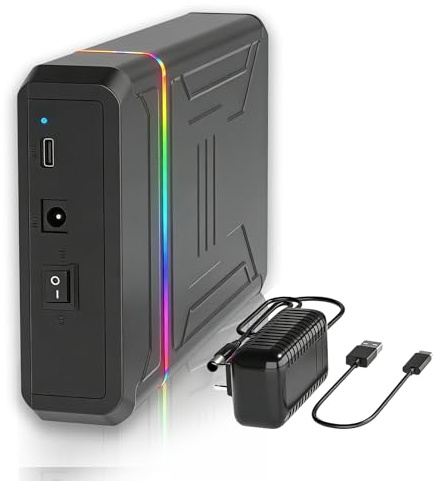 Docking station per dischi rigidi, USB 3.0 SATA HDD per HDD SATA da 2,5 e 3,5 pollici, supporto UASP, Plug & Play, compatibile con Windows, Mac & Linux