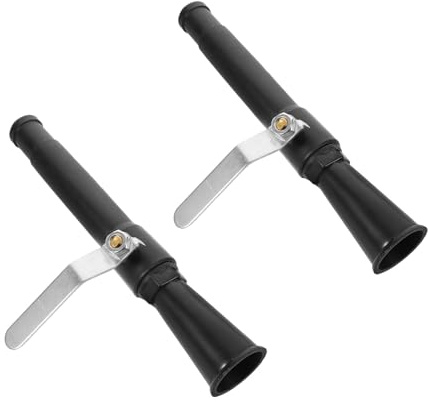jojofuny Boquilla de Extintor de Incendios Empuñadura Manual, Boquilla Pulverizadora Resistente para Manguera contra Incendios, 2 Piezas, Compatible Uso Industrial y Emergencias
