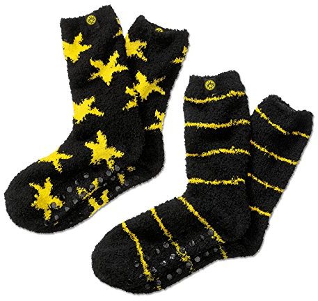 BVB-Kuschelsocken (2er-Set) Gr.21-27 Borussia Dortmund
