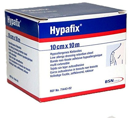 Hypafix Ruban adhésif en tissu chirurgical 10 cm x 10 m x 2