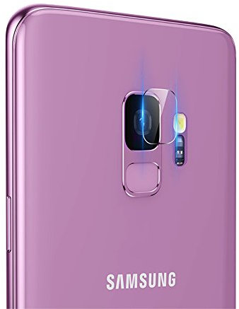 König-Shop Kompatibel mit Samsung Galaxy S9 Kamera Glas Kameraschutz - Panzerglas Folie für Linse ultraklarer Blick 211817