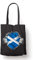 BLAK TEE Superheroes Costume Scotland Flag Organic Cotton Reusable Shopping Bag Black