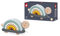 Janod - Sweet Cocoon Nachziehtier Schildkröte “Regenbogen” - Lernspielzeug aus Holz - 6 Stapelbare Holzbögen - Holzspielzeug mit Farben auf Wasserbasis - Nachziehspielzeug - Ab 18 Monaten, J04405