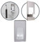ProofVision in Wall Electric Toothbrush Charger Polished Steel Finish. In-Wall Electric Toothbrush Charger, no more messy wires. Bathroom goals. Compatible with Oral B & Braun electric toothbrushes.