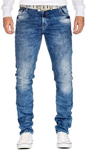 Cipo & Baxx Herren Jeans CD533-bans Blau W44/L32