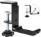 Merryhome Headphone Hook, PC Gaming Holder, Headset Hanger, Headphones Stand, Soundbar Mount, with Adjustable Clamp, Under Desk Design, Universal Fit