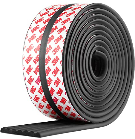Dovesail Baby Proofing Edge Corner Protector, 16.4 ft Edge Guards Padding with 3M Adhesive, Extra-Wide Soft NBR Rubber Foam Padding, Furniture,Sharp Edge Safety Corner Edge Bumper Guard-Black