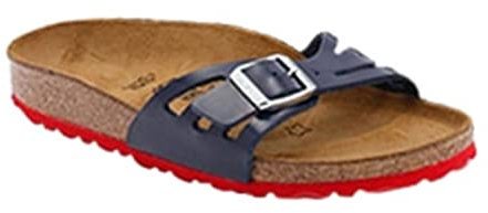 Birkenstock Pantoletten f r Damen, Bf Patent Dress Blue, 42 EU