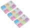 Sonew 3 Box 6 Grids Square Nail Sequins, Colorful Nail Sequins, Mixed Colorful Square Nail Art Glitter, Nail Art Sticker for DIY Nail Art Decoration