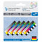 Sachverständigen-Zubehör® Graukarte für Weißabgleich als [Kunststoff Belichtungsmesser] 5er Set | Fotografie | Farbfächer | ColorChecker | Farbkarten Fotografie | Farbrad Bearbeitungsprogramm