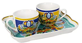 BRANDANI TETE A TETE CITRUS CON VASSOIETTO E 2 TAZZINE 52782