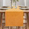 Tischläufer Modern, Tischläufer, Wasserdicht Tischläufer, Läufer Tisch, Tischläufer Frühling Modern, Grün Tischläufer für Draussen Balkon Drinnen Party Dekoration (Orange, 40 x 140 cm)