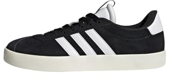 adidas Women's VL Court 3.0 Shoes, Core Black/Cloud White/Gold Metallic, 8.5 UK