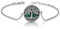 YAFEINI Baum des Lebens Armband Sterling Silber Malachit Baum des Lebens Armband Baum des Lebens Schmuck Geschenke für Frauen