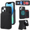 Zouzt for iPhone 13 Mini Detachable 2 in 1 Wallet Case with Card Holder for Magsafe, Magnetic PU Leather Flip Credit Slot Protective Phone Cover Women Men for iPhone 13 Mini 5.4 Inch - Black