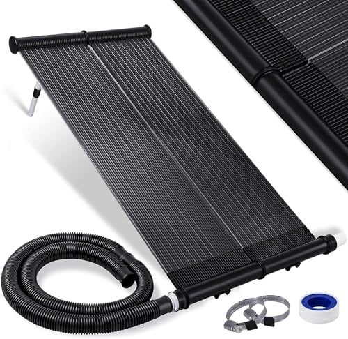 KESSER® Calentador Solar para Piscinas, Calentador de Agua, Calentador Solar para Piscinas l Se Puede Ampliar según Las Necesidades l Plástico Resistente a los Rayos UV, 300 x 70 cm
