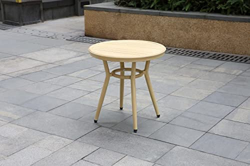 Greemotion Reluss Terrassentisch, Aluminium, Natürlich