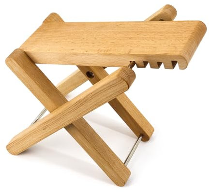 Gitarren-Fußbank aus Holz, zusammenklappbar, klassische Gitarre, Fußstütze mit Massivholz, rutschfeste Gitarren-Fußstütze, Pedal-Zubehör
