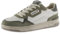Victoria 1985 Basket Basse Unisexe C80 Cuir & Pièces Colorées & en Croûte De Cuir & Logo Rétro 8800120 pour Adulte Kaki 44