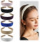 6 Stück Haarreifen Damen Breit Headband Stylische Haarreifen Haarschmuck Damen Sie Können Diy Entwerfen Haarreif Schwarz 6 Farben Haarreif Breit für Urlaubsoutfits Alltagsoutfits
