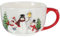 DOITOOL Christmas Coffee Mug Snowman Mug Winter Holiday Novelty Cup Funny Soup Mug Christmas Ceramic Soup Bowl with Handle for Soup Coffee Water and Beverage