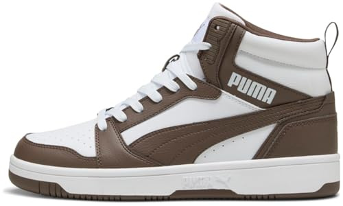PUMA Unisex Rebound V6 Sneaker, Puma Weiße Flache Bronze, 43 EU