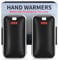 Hand Warmers Rechargeable, 2 Pack Electric Hand Warmer, Reusable Portable Pocket Heater USB Handwarmers, Gifts for Men, Women, Indoor, Outdoor, Hiking, Skiing, Camping, Hunting Accessories