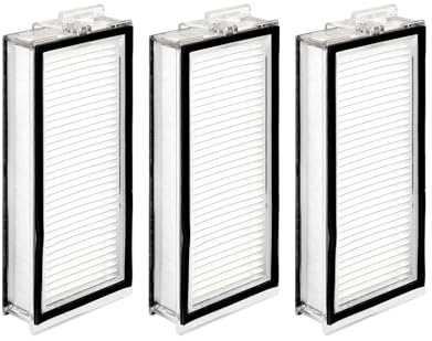 (3 pièces) Q5 Max+ Ultra Filtres de Rechange Compatibles Avec Les Aspirateurs Robots Roborock Q5 Pro, Q5 Pro+, Q8 Max, Q8 Max+, Q7, Q7+, Q7 Max, Q7 Max+, Q5 Duoroller+, Kit d'accessoires et Filtres