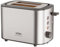 Solac - Grille-pain Buon Giorno Mini Inox 870W | 2 tranches | 6 niveaux | 3 fonctions | Auto-centrage | LED | Ramasse-miettes | Compact | Range-cordon | Gris